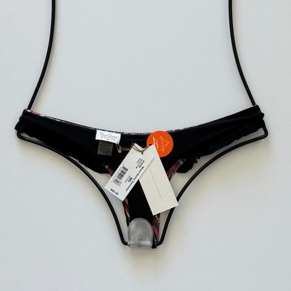 Beach Bunny Tango Zig Zag Skimpy Bikini Bottom – Black Multi – Medium - Picture 4 of 13